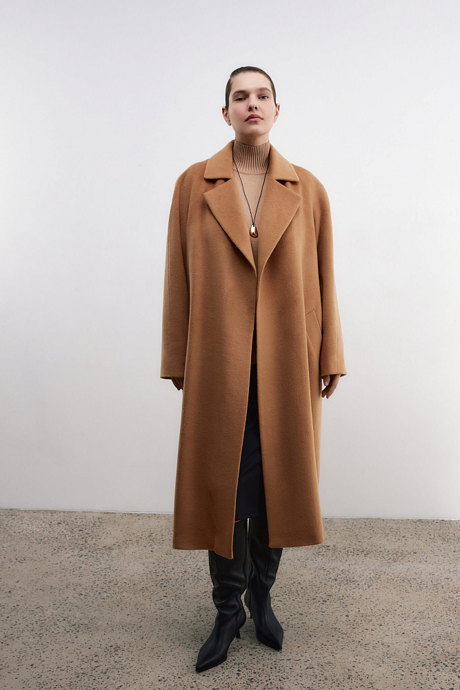 Пальто длинное