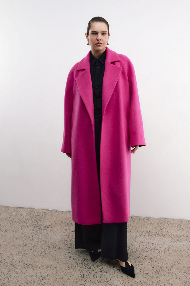 Пальто длинное