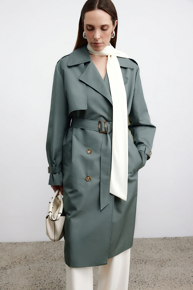 Тренч длинный