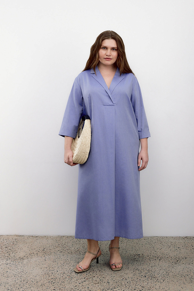 Платье со складкой спереди